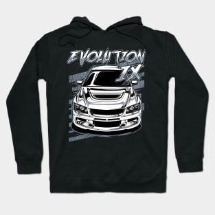 Lancer Evolution IX Grey Theme Hoodie